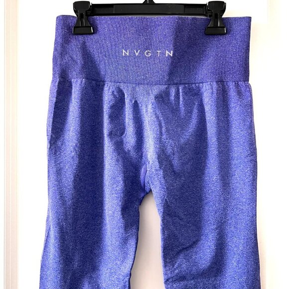 NVGTN Electric Blue NV Seamless Leggings - Picture 4 of 8